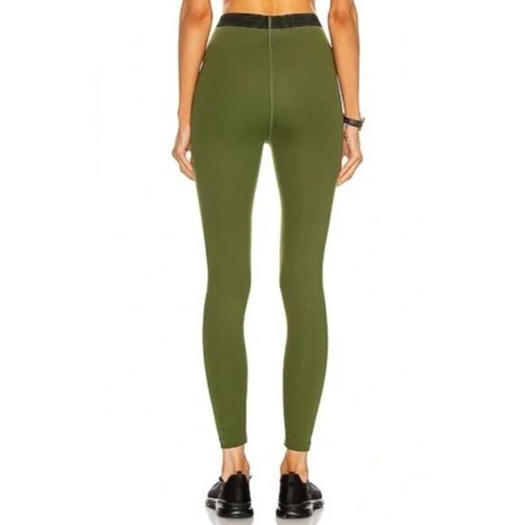 Adam Selman Sport Bonded Active Legging Green High Rise Athleisure Women's Small - Picture 2 of 10